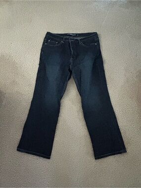 Dark Wash Women's Straight-Leg Jeans